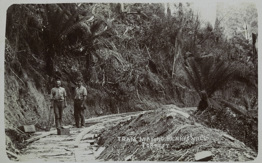 Constructing a tramway, Henry's Mill, Forrest, pre-28 May 1910