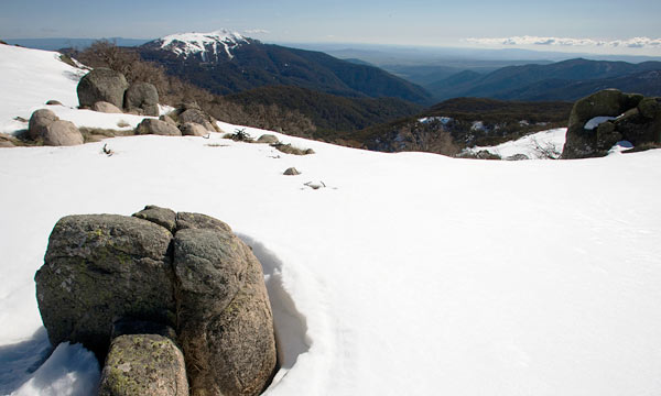 Snow covered mountains