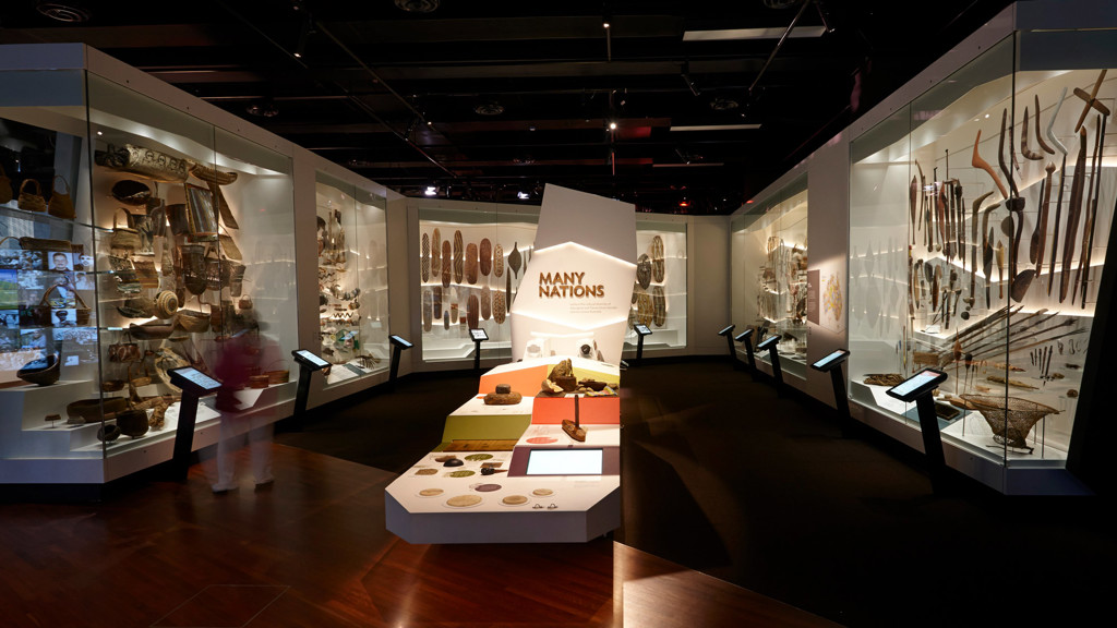 Showcase in an exhibition