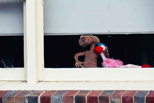 E.T. and Ossie Ostrich Toys