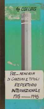 Front cover of a songbook listing songs which were part of the Mokambo Orchestra repertoire from the 1950s until the 1990s