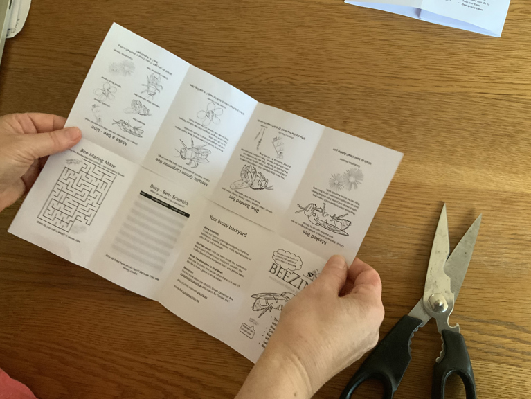 BeeZine folding instructions