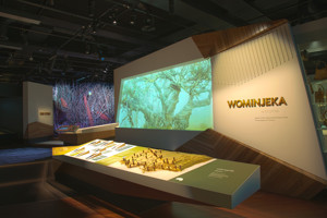 Entry to First Peoples exhibition at Bunjilaka, Melbourne Museum