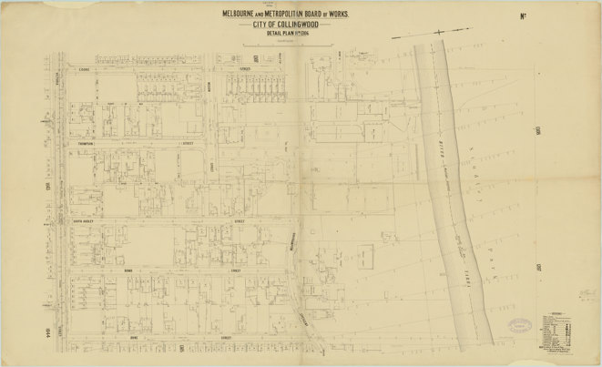 Detail plan of the City of Collingwood