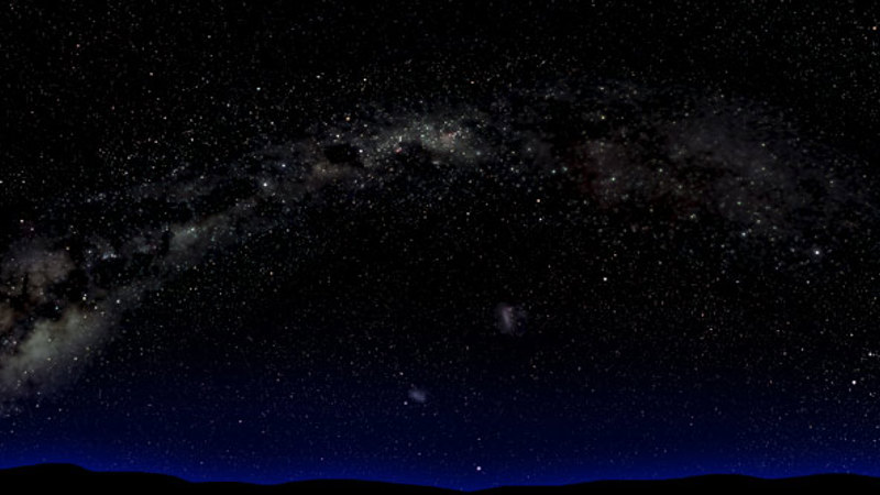 The southern evening sky