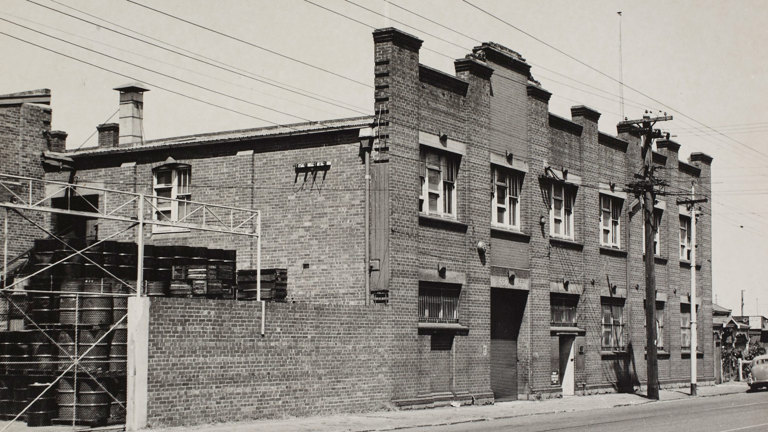 Brick building