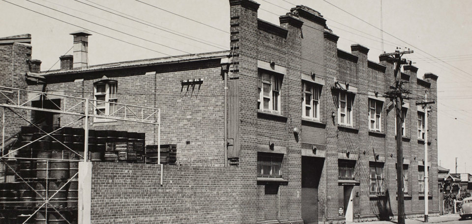 Brick building