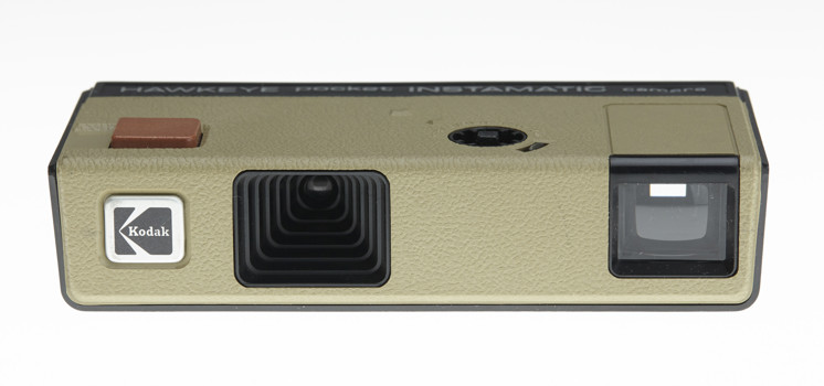 Small brown rectangular camera