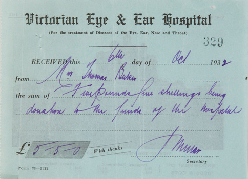 Paper receipt