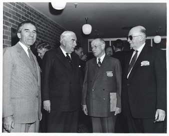 Group portrait of four men