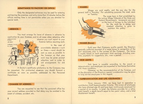 Page from a booklet