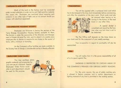 Page from a booklet