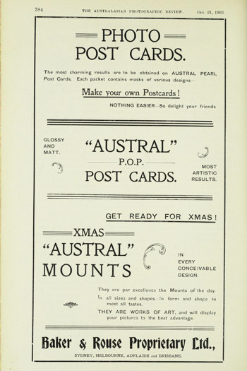 Text advertisement from magazine