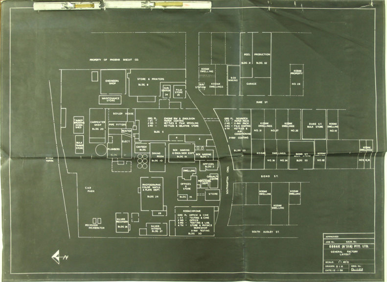 Map of site plan