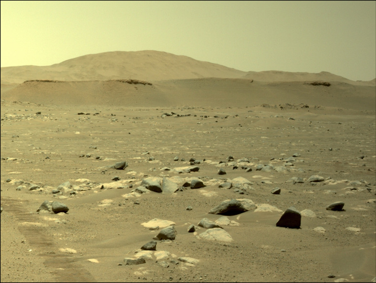 Image of the surface of Mars taken by a Mars rover