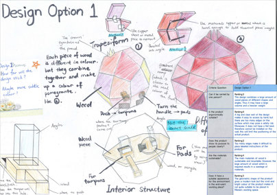Luxue Hong, Product Design and Technology – Wood, Metals & Plastics, Criteria 3
