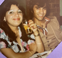Man and woman smiling 
