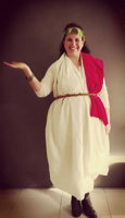 Woman in fancy dress