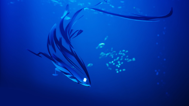 Stylised Thresher Shark