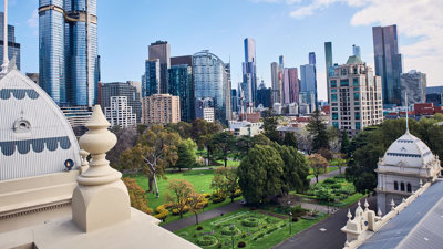 View from the base of the Dome, Royal Exhibition Building