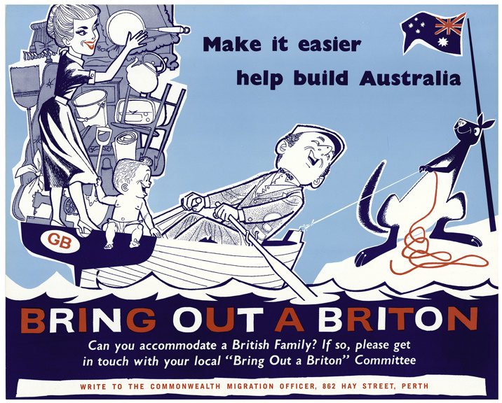 Bring Out a Briton campaign advertisement, 1950s. 
