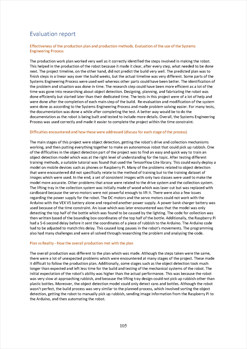 This folio page evaluates the success of Siddharth Shrivastava’s integrated controlled system, the ‘Autonomous Litter Collecting Robot’.