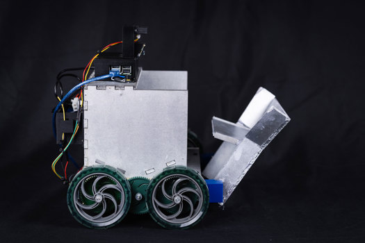 This image details Siddharth Shrivastava’s realised integrated controlled system ‘Autonomous Litter Collecting Robot’.