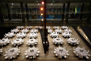 Melbourne Museum foyer corporate dinner event 