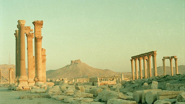 Remnants of an ancient building