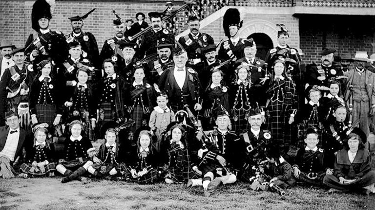 Scottish pipe band