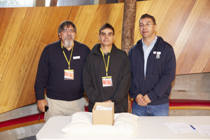 Three men