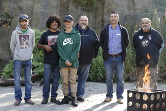 Group of six men