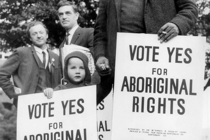 Bill Onus, President of the Victorian Aborigines' Advancement League, May 1967