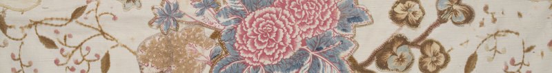 Detail of a quilt made in 1843