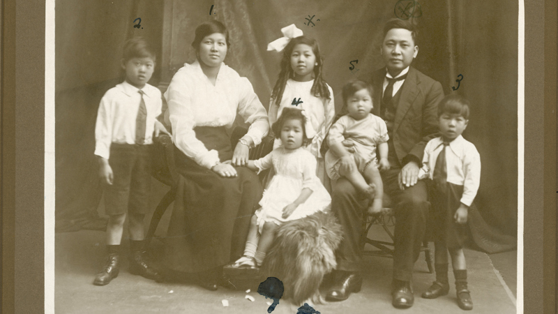 Family photograph of Sidney Louey Gung.