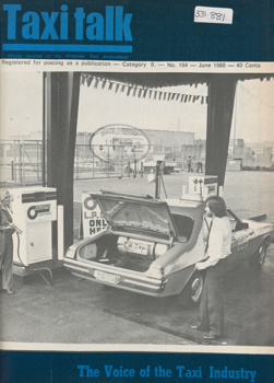 Front Cover of Taxi Talk Magazine, No. 164, June 1980.