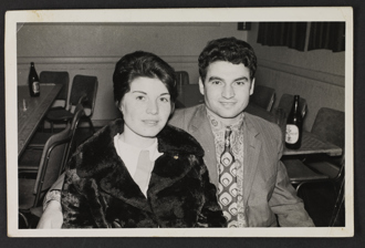 Portrait of a couple, 1972.
