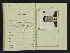 Lebanese Passport belonging to Youssef Eid, a taxi driver, 1965.