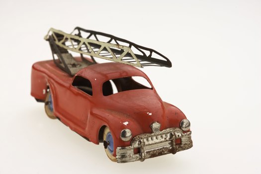 Red toy fire engine