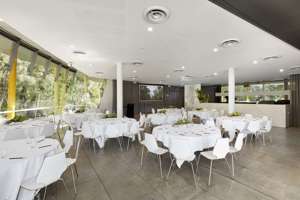 Room with tables and chairs