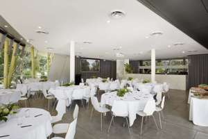 Room with tables and chairs
