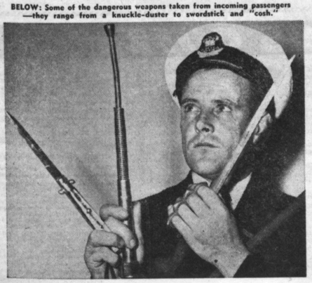 Newspaper clipping titled Tasters in Chief from 1954