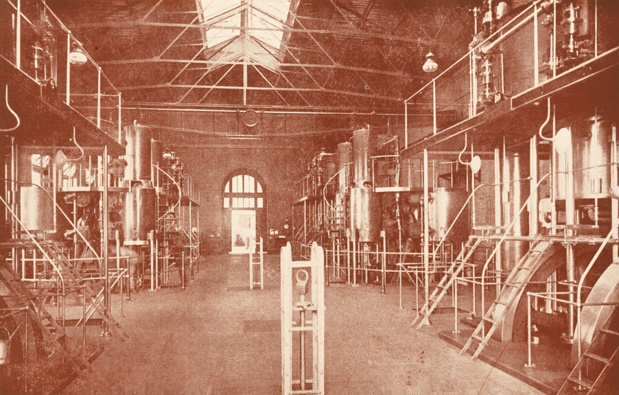 Six steam pumping plants