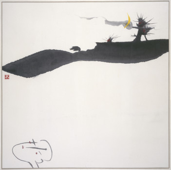 Artwork in calligraphic style