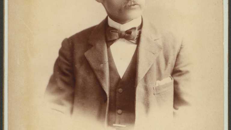 Sepia portrait of a young man