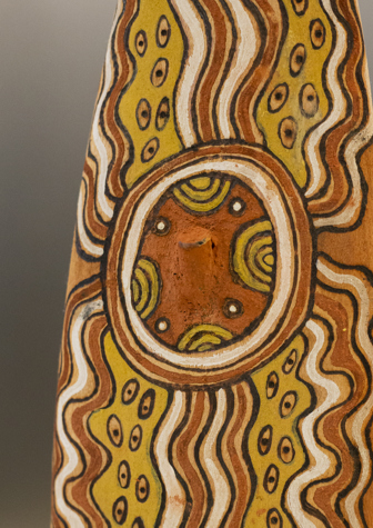 Detail of a painted shield