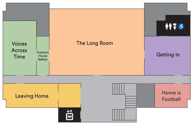 Immigration Museum First Floor Map