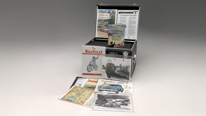 Maps, booklets and brochures relating to transport and travel used in outreach programs